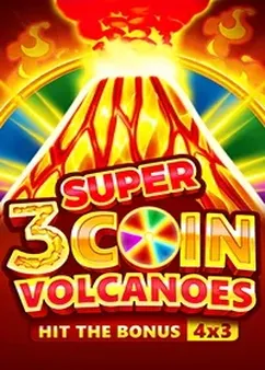3 Super Coin Volcanoes slot cover